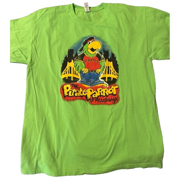 M&O Gold Other - Pittsburgh Pirates Parrot 2025 90's Theme T- Shirt XL SGA 6/28/25 2/2